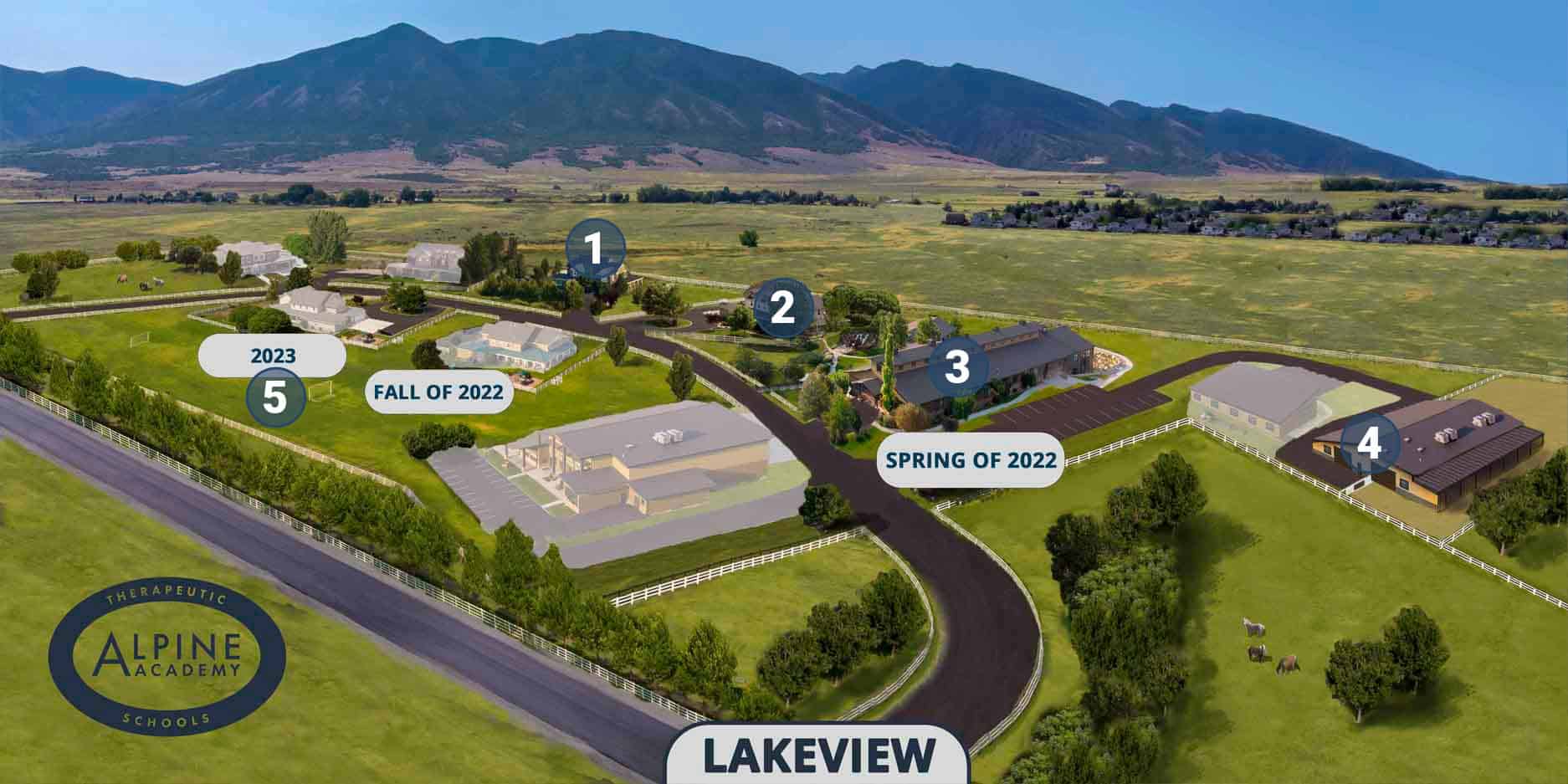 Map of Lakeview Campus